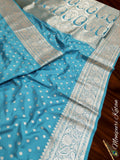 Soft and glossy pure monipuri katan silk sarees with Rich pallu and blouse