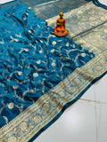Super soft mashru silk soft Banarasi sarees with blouse