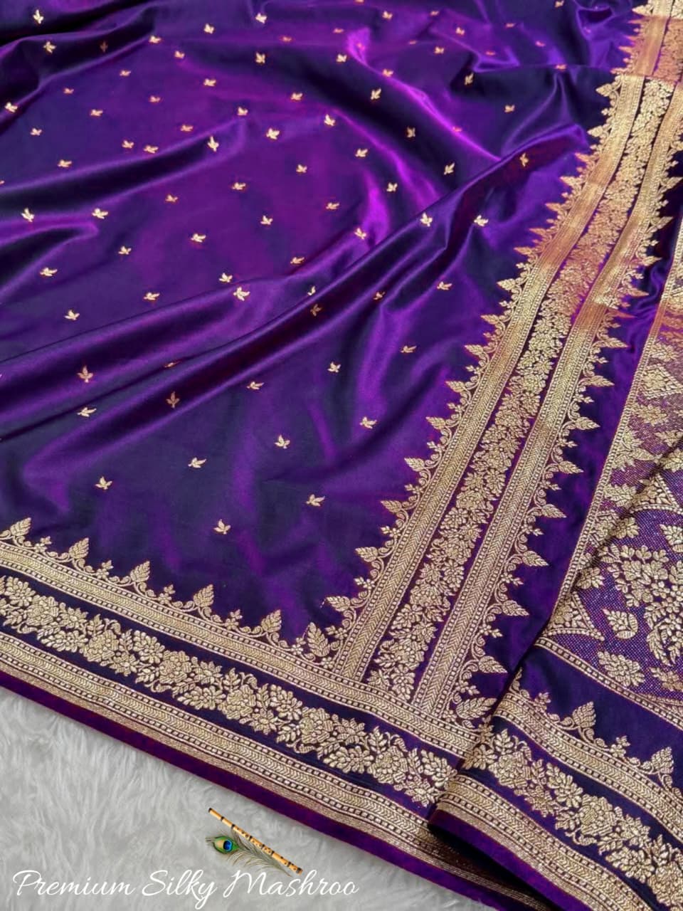 Satin silk sarees