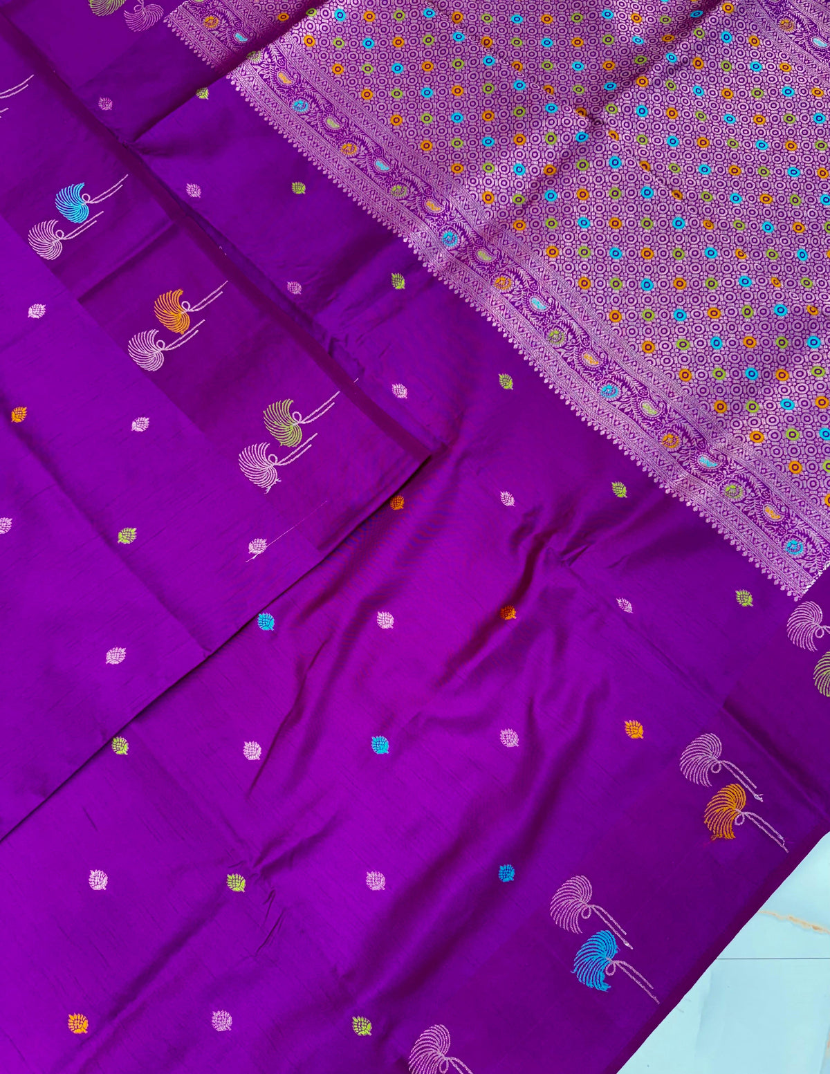 New collection semi raw mango silk sarees with blouse