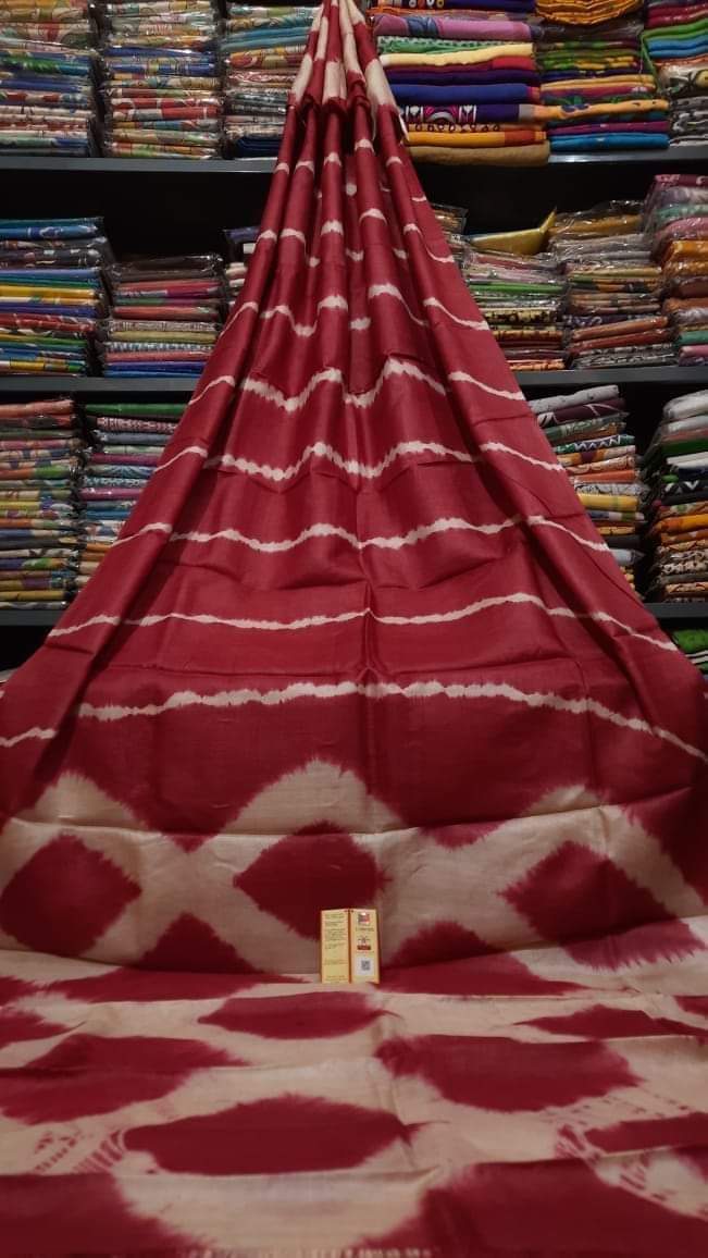 Stunning new arrivals Shibori print silk sarees