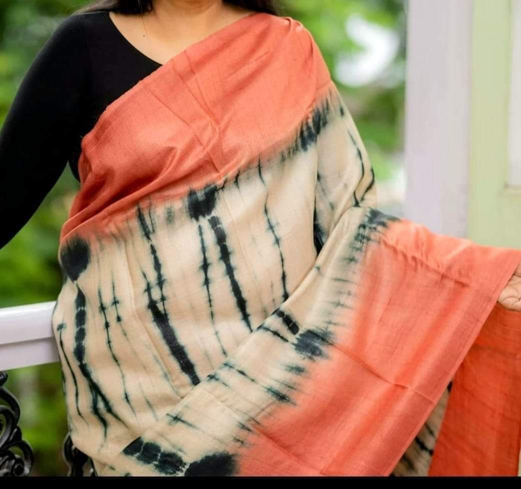 Stunning new arrivals Shibori print silk sarees