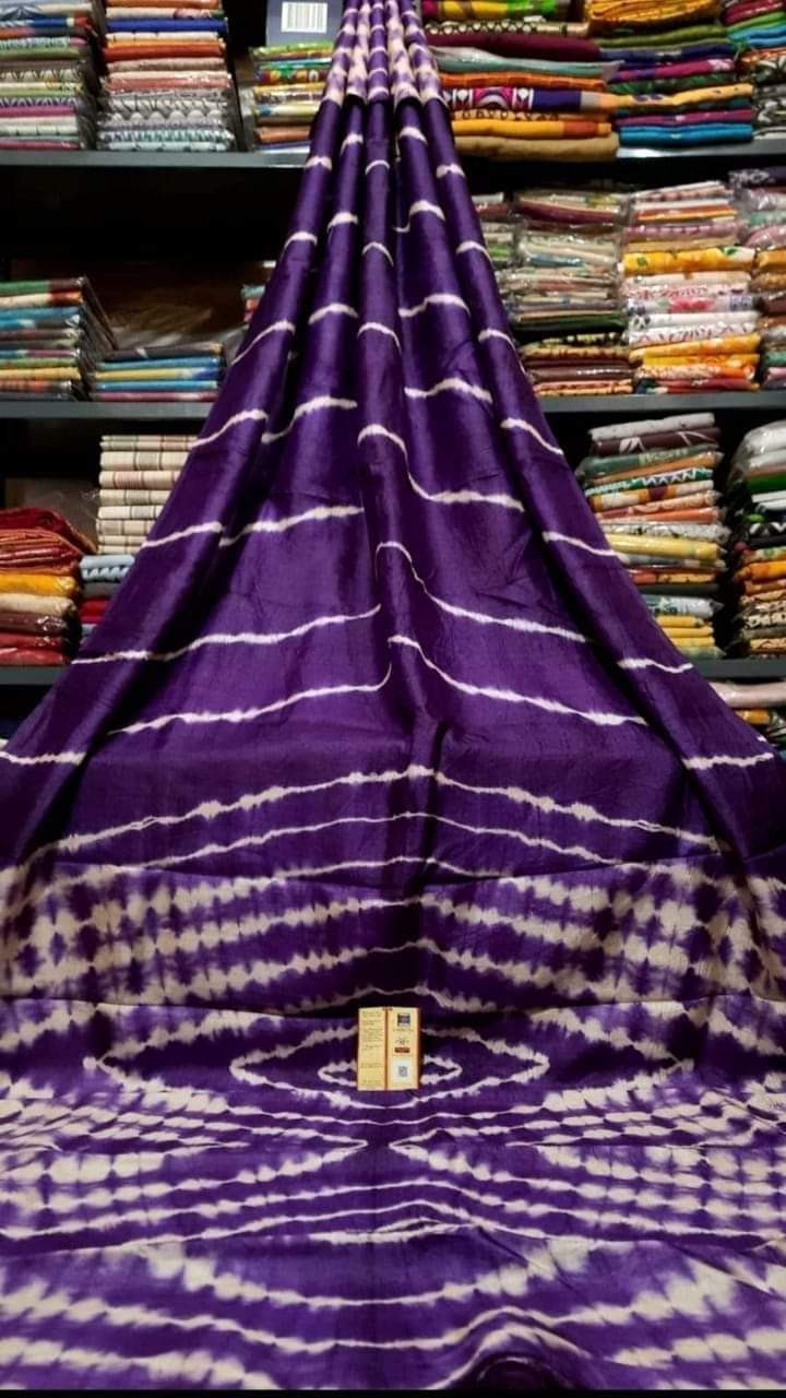 Stunning new arrivals Shibori print silk sarees