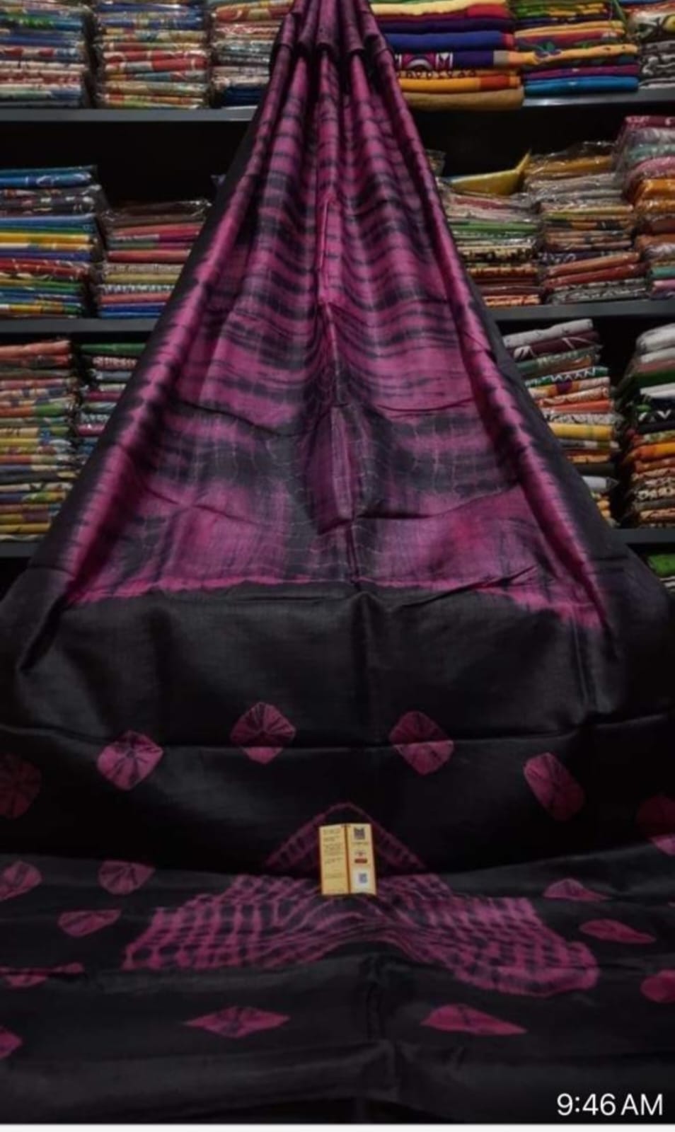 Stunning new arrivals Shibori print silk sarees