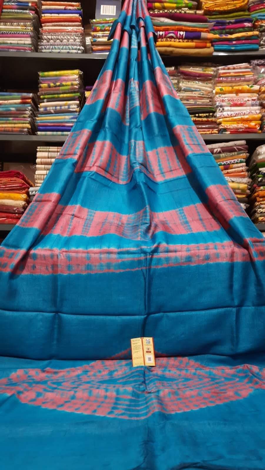 Stunning new arrivals Shibori print silk sarees