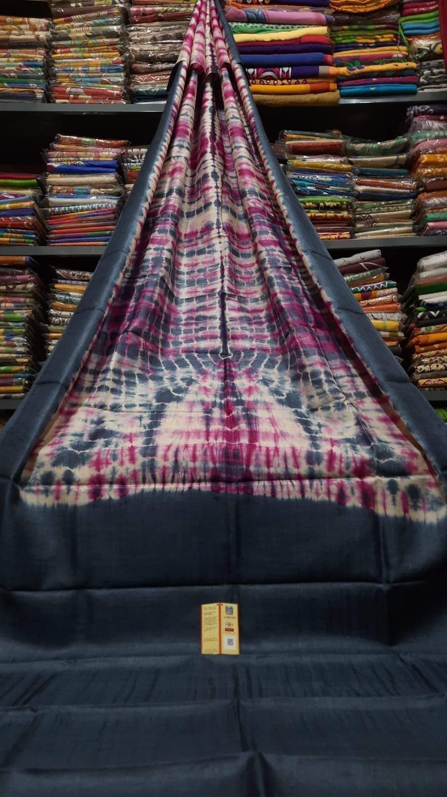Stunning new arrivals Shibori print silk sarees