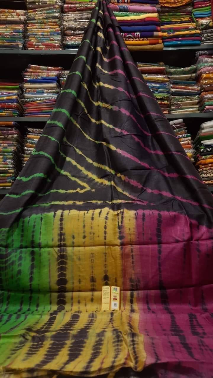 Stunning new arrivals Shibori print silk sarees