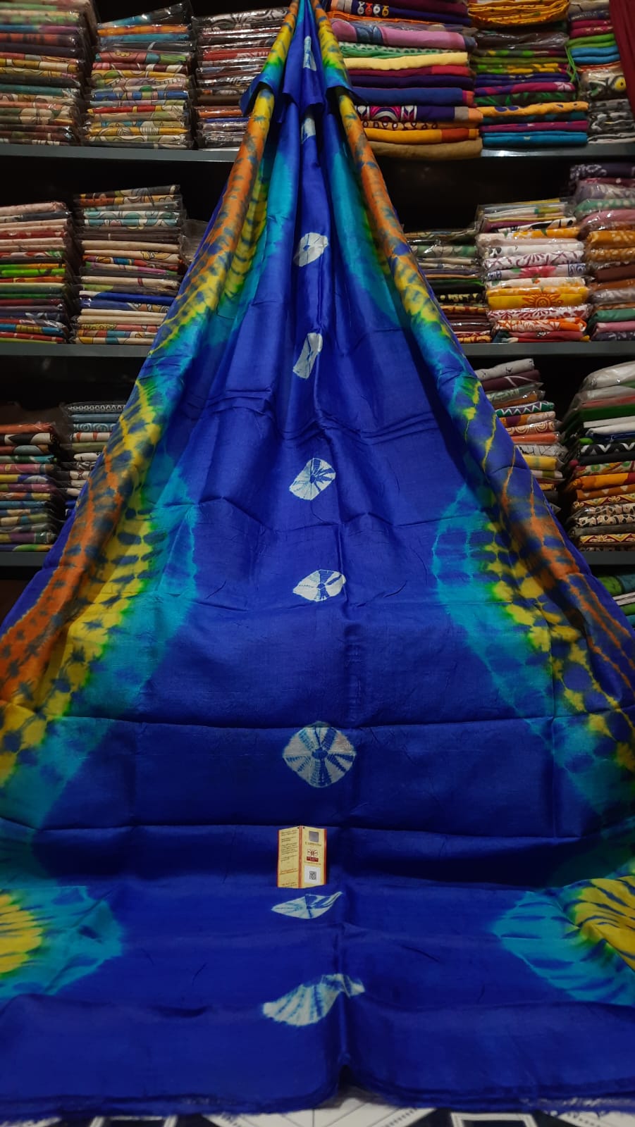 Stunning new arrivals Shibori print silk sarees