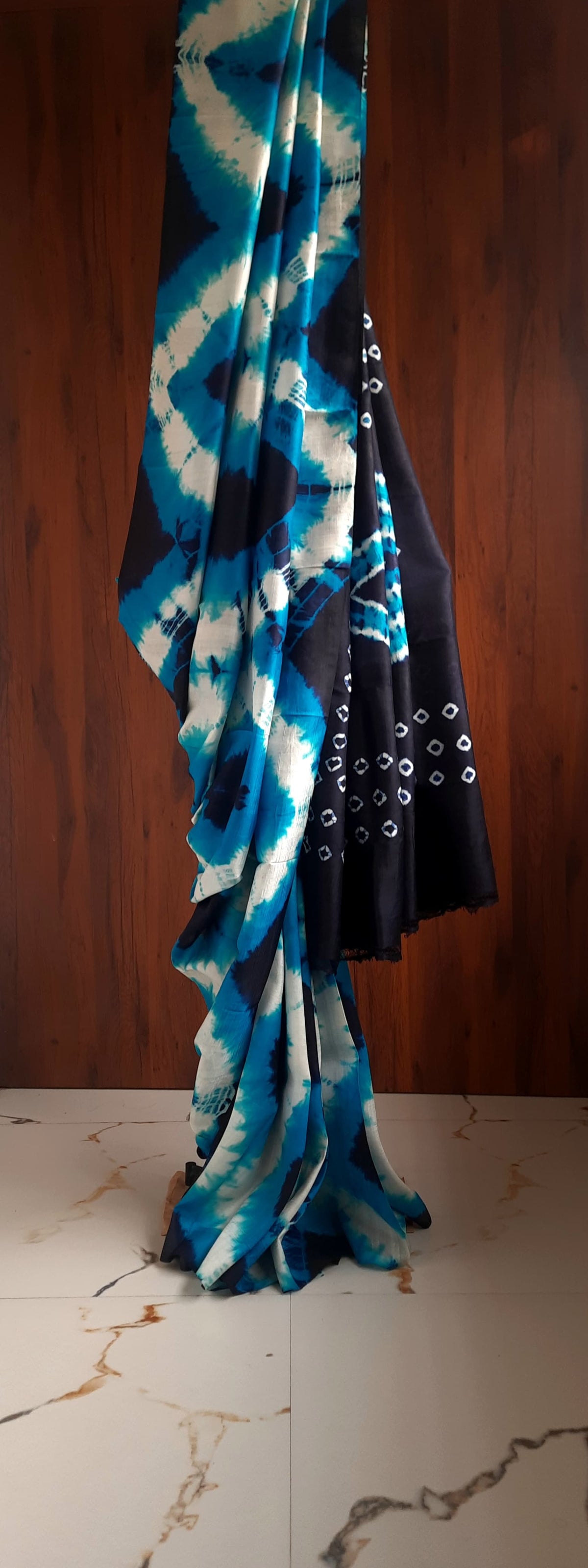 Stunning new arrivals Shibori print silk sarees