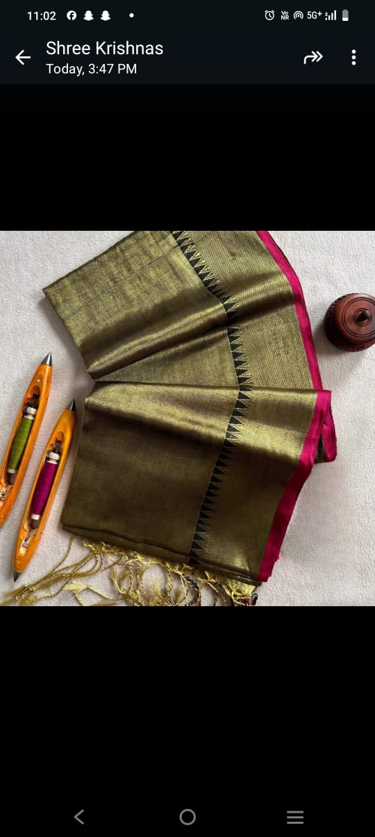 Soft quality tissue sarees with blouse