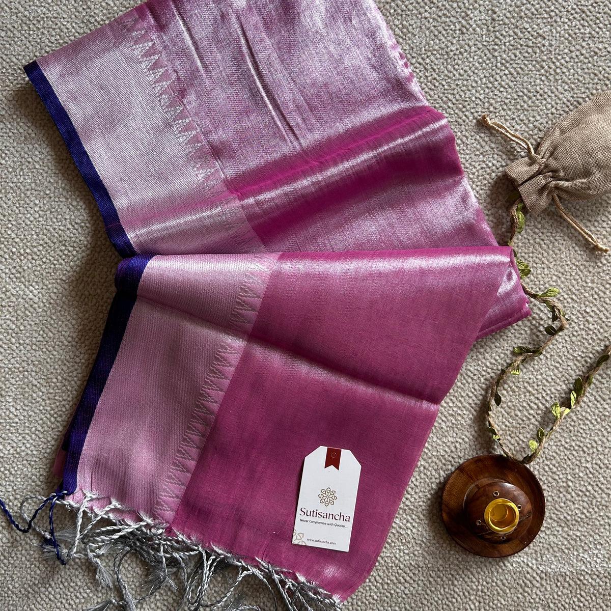 Soft quality tissue sarees with blouse