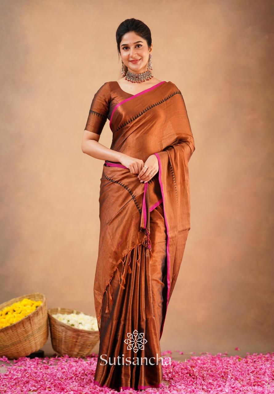 Soft quality tissue sarees with blouse